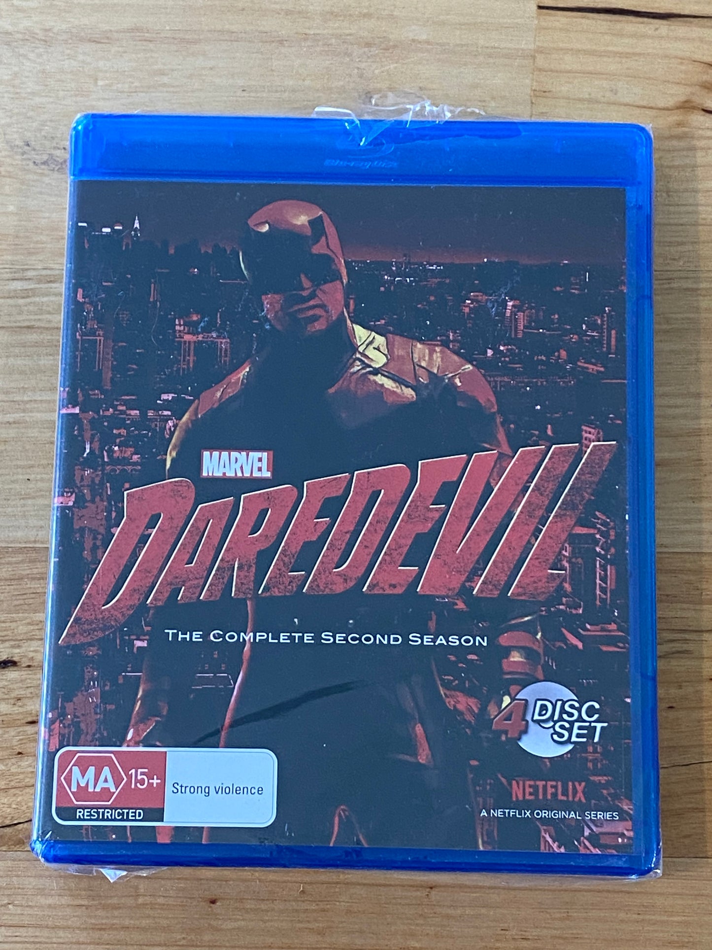 Daredevil Blu-Ray Netflix Complete 1st & 2nd Seasons Region B 4-Disc New Sealed