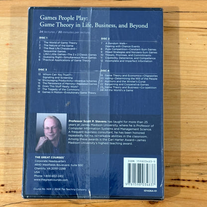 Games People Play Game Theory In Life, Business and Beyond DVD New Sealed