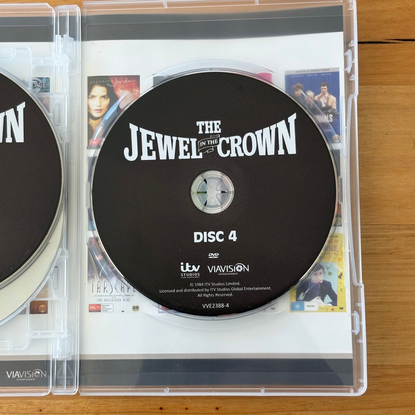 Jewel in The Crown Complete Series DVD Classic British TV 4-Disc PAL 4 VGC