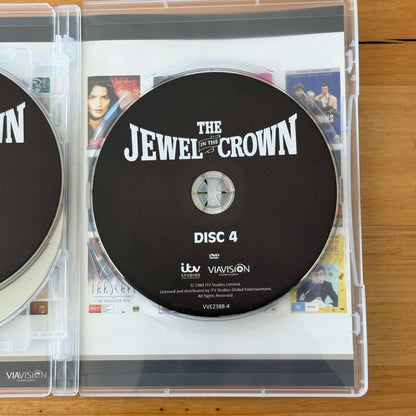 Jewel in The Crown Complete Series DVD Classic British TV 4-Disc PAL 4 VGC