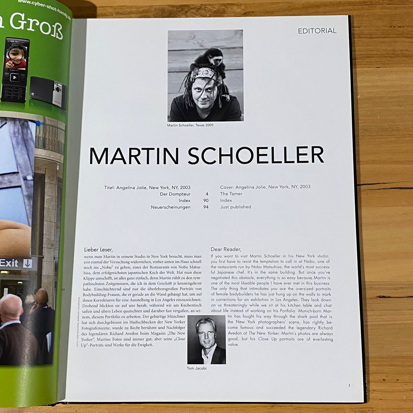 Martin Schoeller Photography Book Portfolio Number 54 Hardcover GD