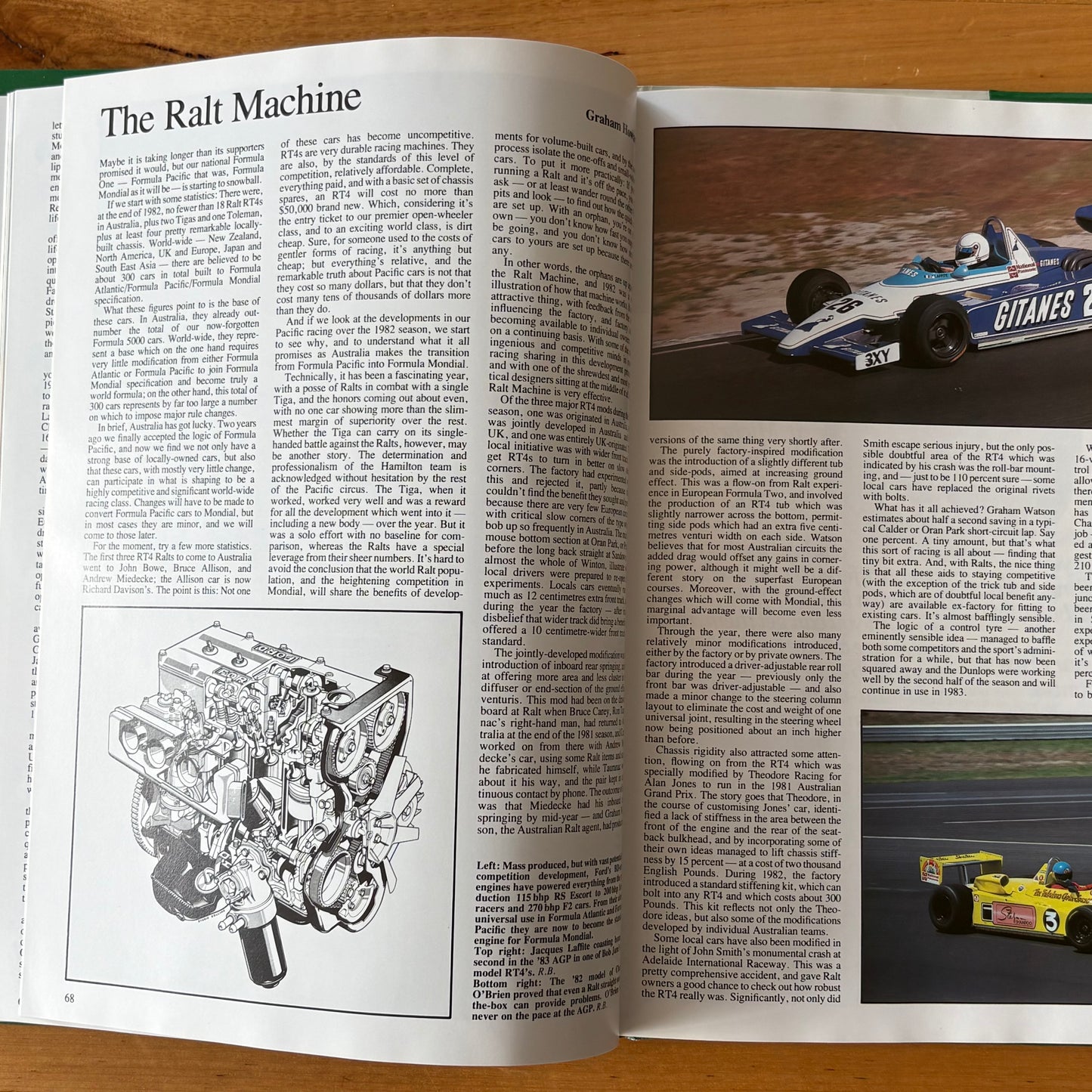 Australian Motor Racing Yearbook 12 1982/83 Hardcover GD