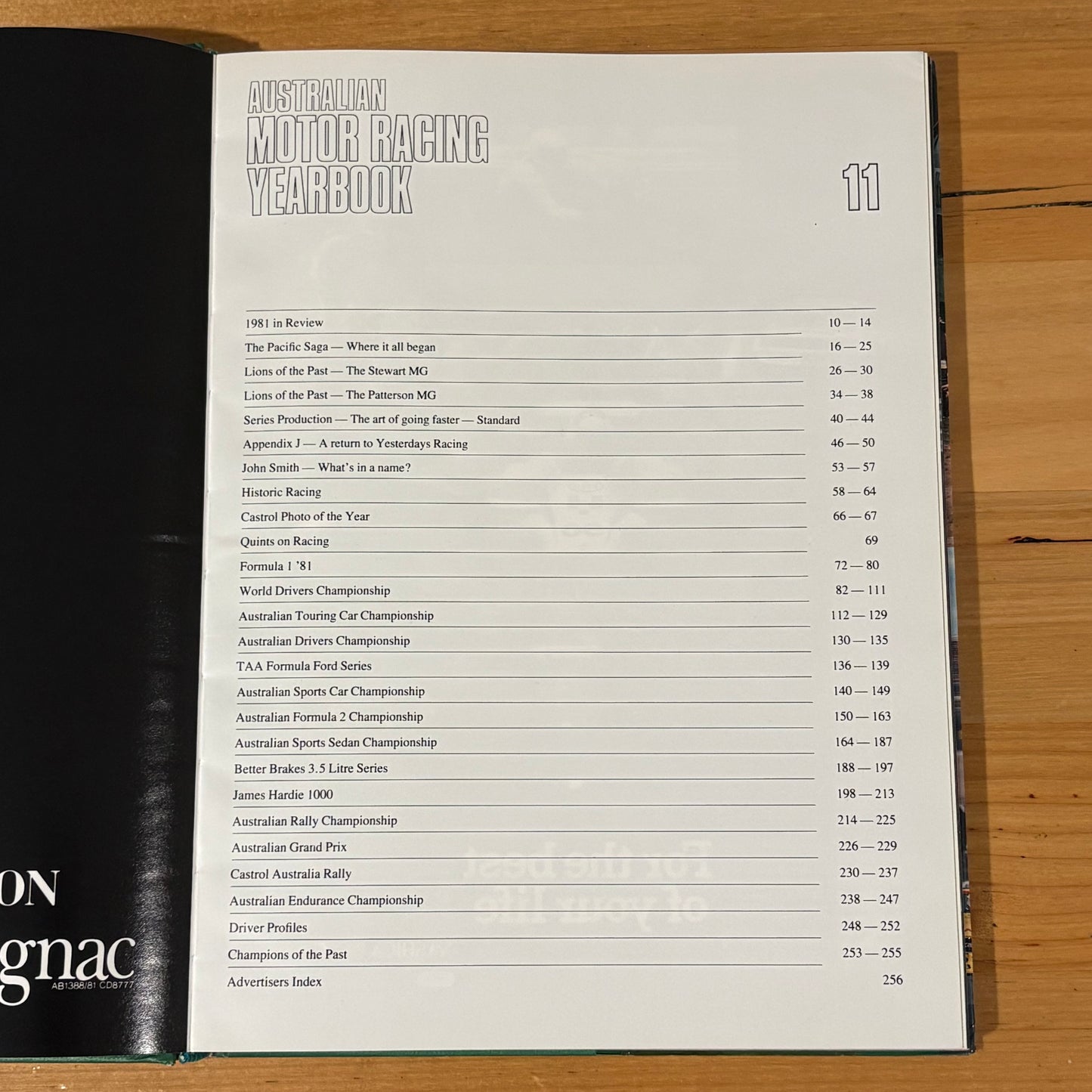 Australian Motor Racing Year 11 1981/82 Hardcover GD