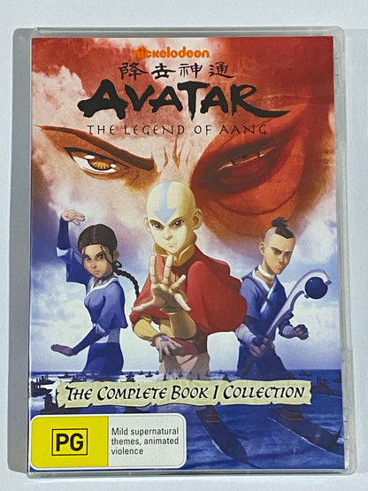 Avatar The Legend of Aang Complete Books 1-3 DVD PAL 4 Set VGC