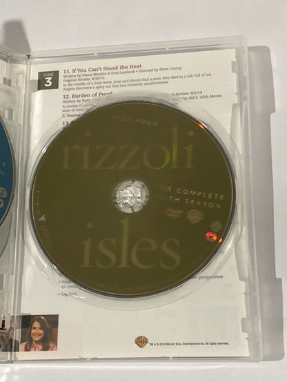 Rizzoli & Isles Complete Season 5 ­DVD 4-Disc Set PAL 4 VGC