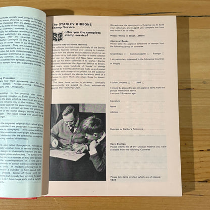 Stanley Gibbons British Commonwealth Stamp Catalogue 1972 Hardcover GD