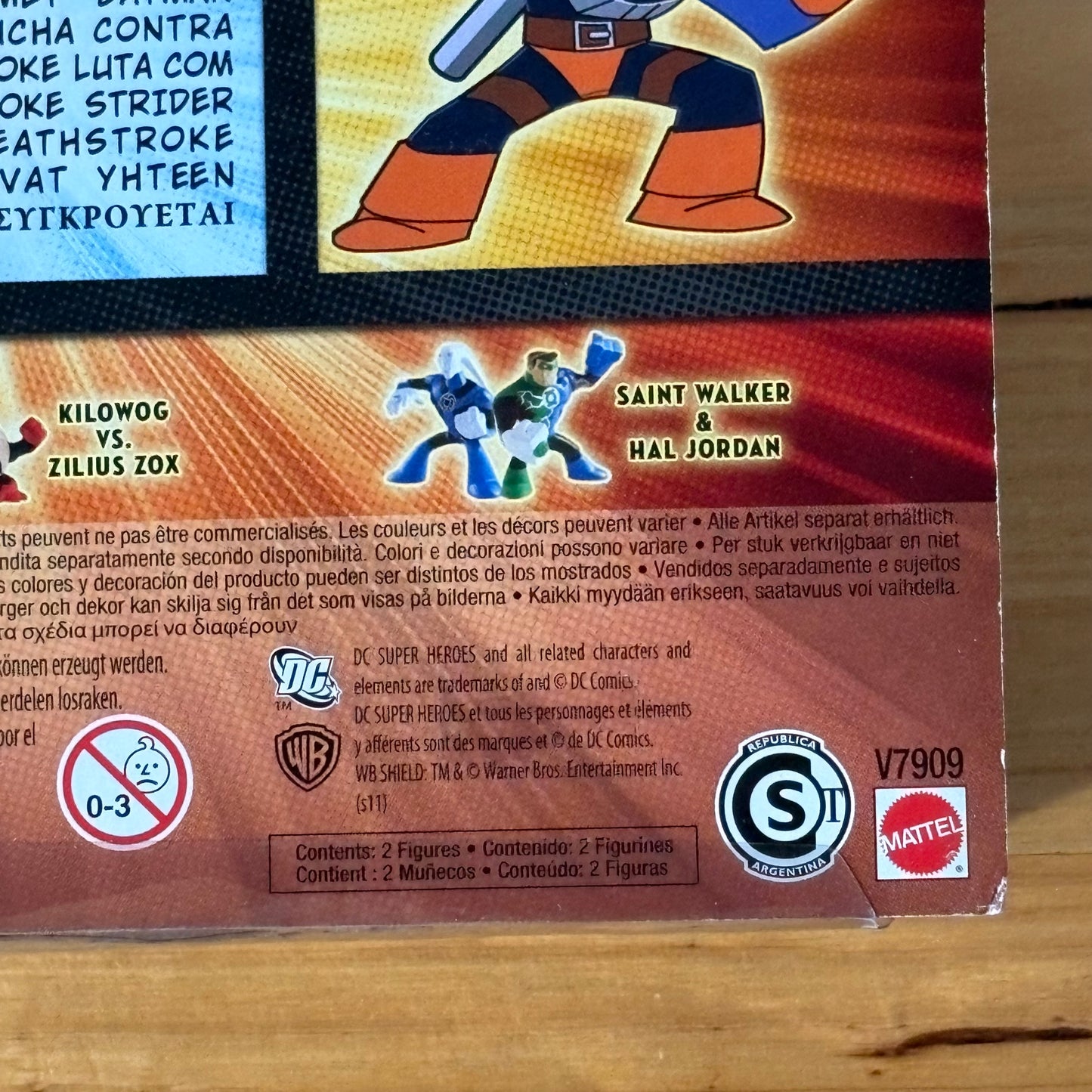 DC Universe Action League Batman vs Deathstroke 2011 New Sealed