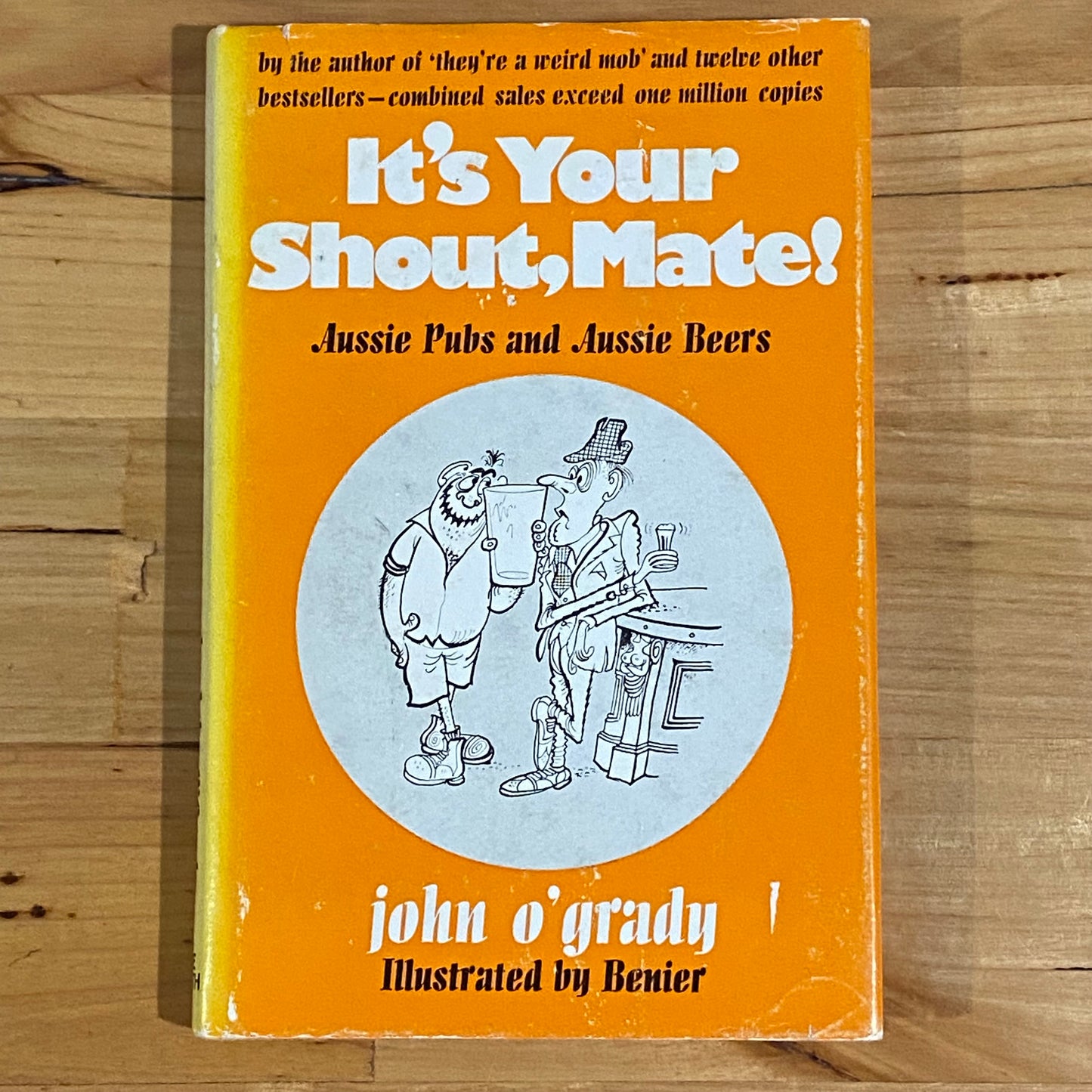 Aussie Etiket O'Grady Sez It's Your Round Mate John O'Grady 3 Hardcover Books