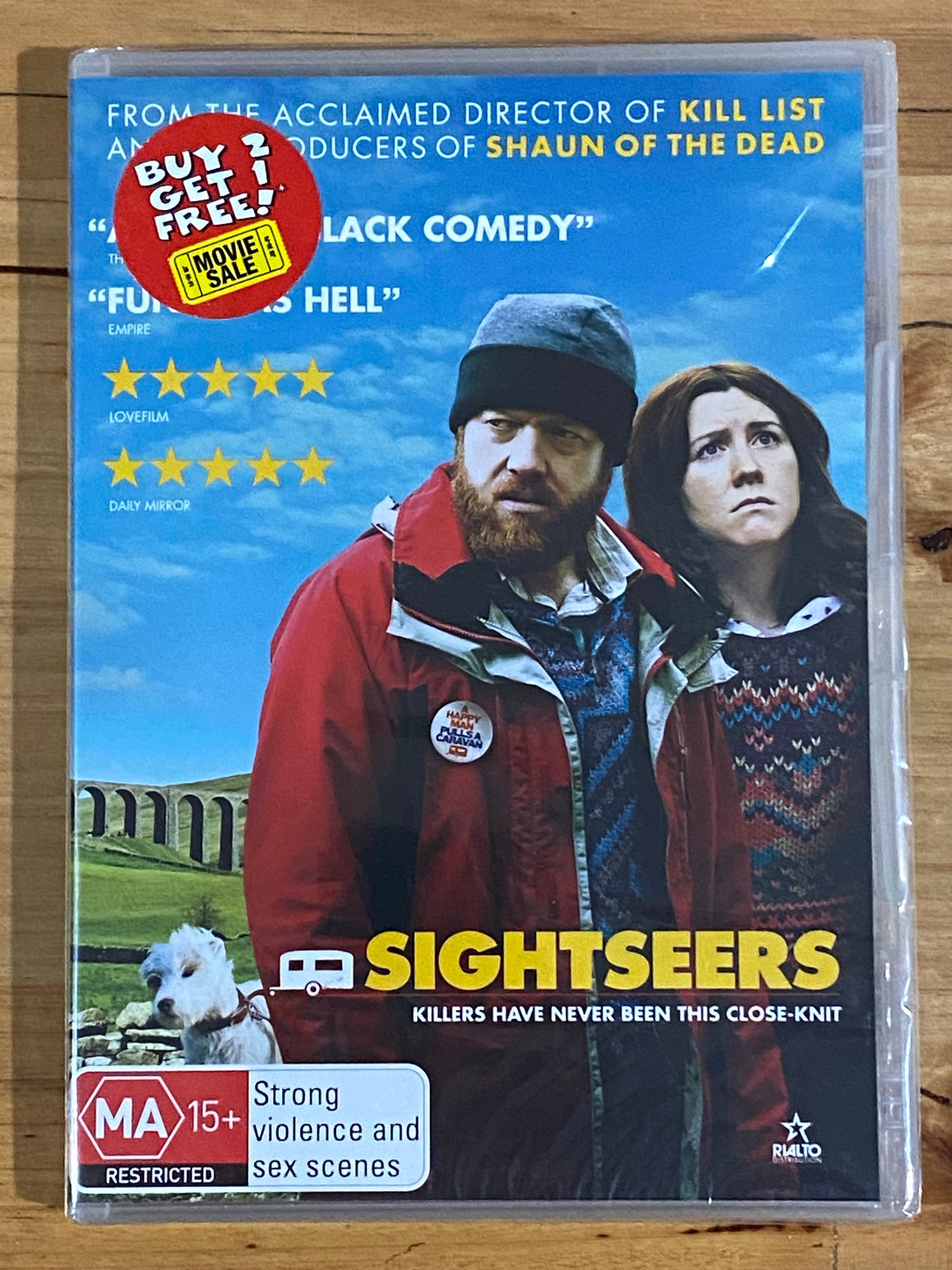 Sightseers DVD British Black Comedy PAL 4 New Sealed
