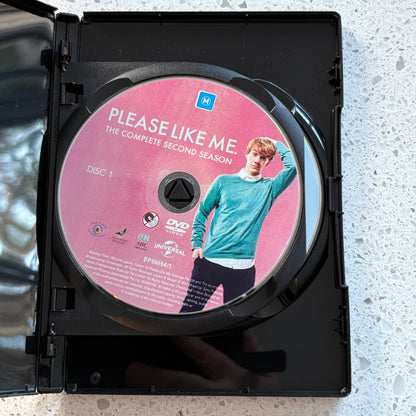 Please Like Me Complete Second Season DVD Josh Thomas PAL 4 VGC