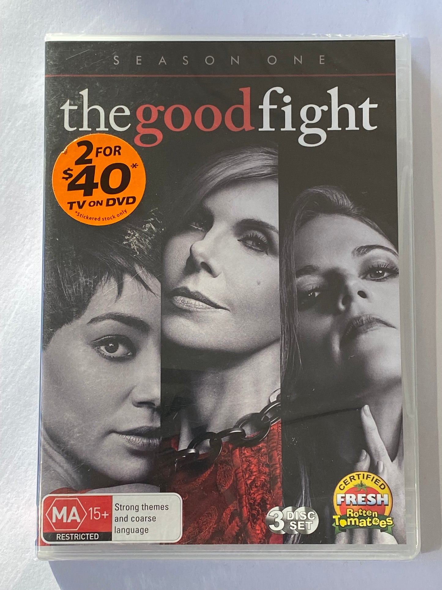 The Good Fight Season 1 DVD 3-Disc Set PAL 4 Brand New Sealed