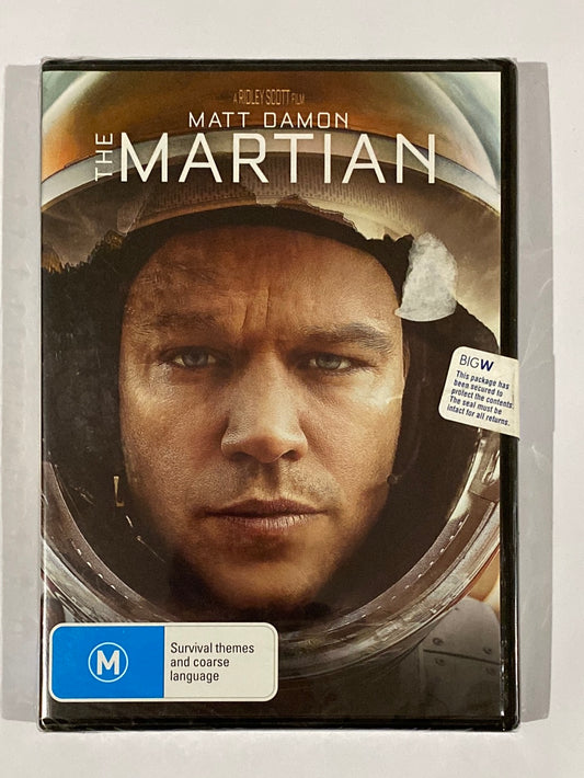 The Martian DVD Matt Damon Sci-Fi PAL 4 New Sealed