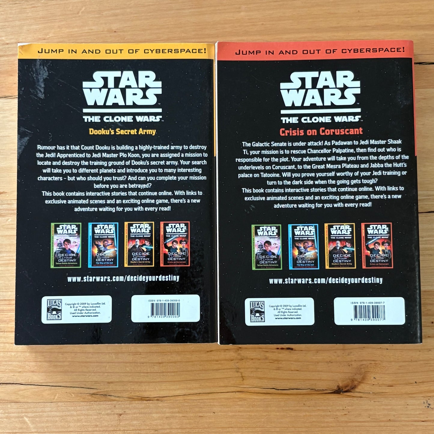 Star Wars The Clone Wars Decide Your Destiny Collection 2 Paperback Books