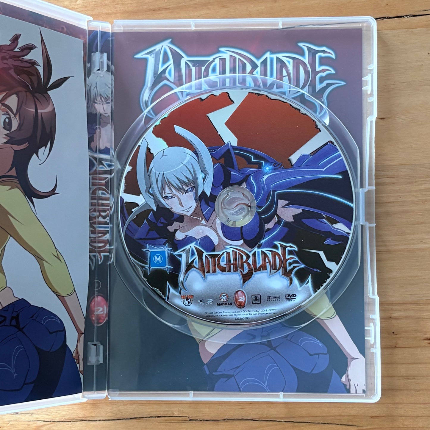 Witchblade 1-6 DVD complete Set Anime PAL 4 VGC