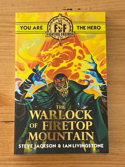 The Warlock of Firetop Mountain Jackson Livingstone Paperback 2017 VGC