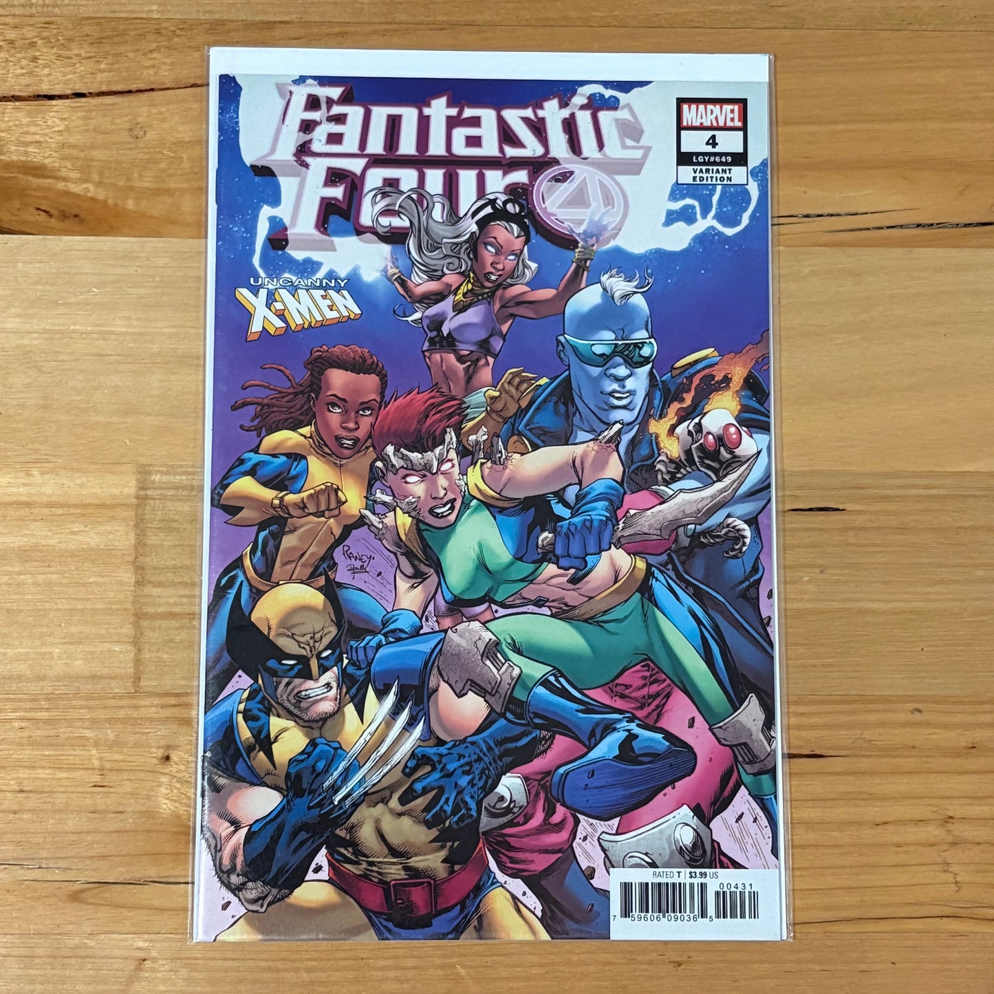 Fantastic Four (2018) #4 Tom Raney Uncanny X-Men Variant