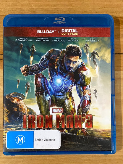 Marvel Universe Blu-ray 5 Movie Bundle Iron Man Thor Captain America VGC