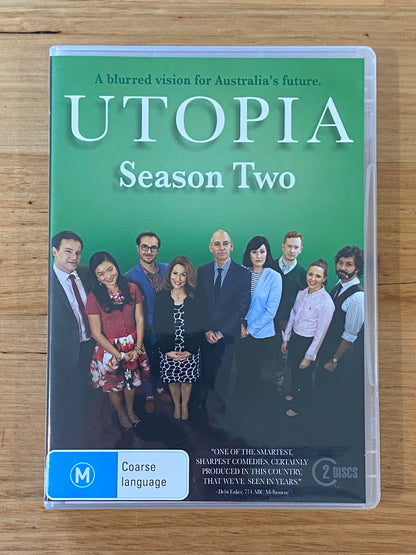 Utopia Series Two DVD Rob Sich Australian Comedy 2-Disc Set VGC