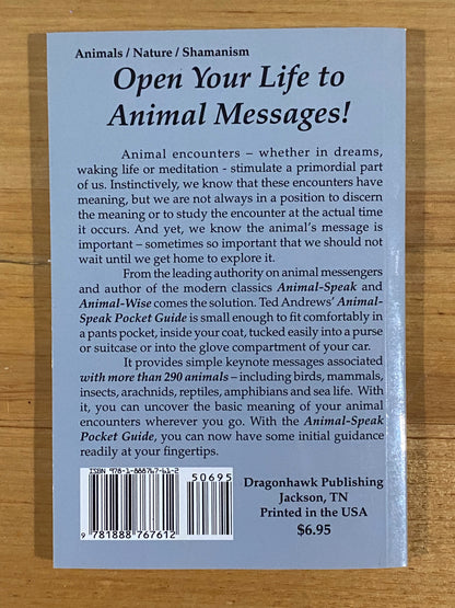 Animal-Speak & Animal-Speak Pocket Guide by Ted Andrews Paperback GD