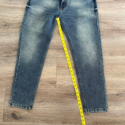 Super Nine Mens W 36 L 27 Denim Blue Jeans NWT