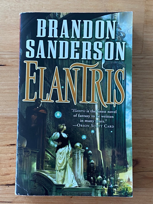 Elantris by Brandon Sanderson Paperback 2006 GD