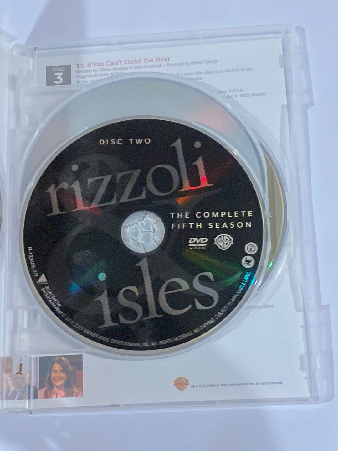 Rizzoli & Isles Complete Season 5 ­DVD 4-Disc Set PAL 4 VGC