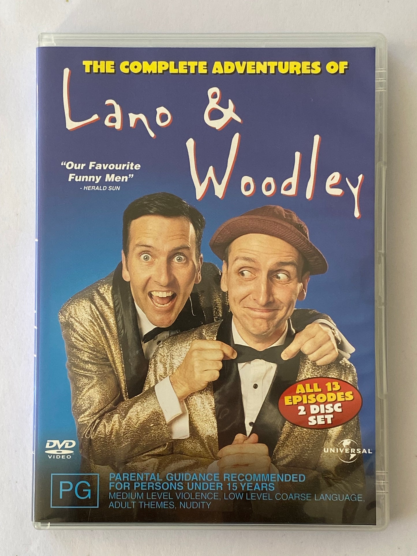 Lano & Woodley DVD 3 Pack Bundle Australian Comedy PAL 4 VGC