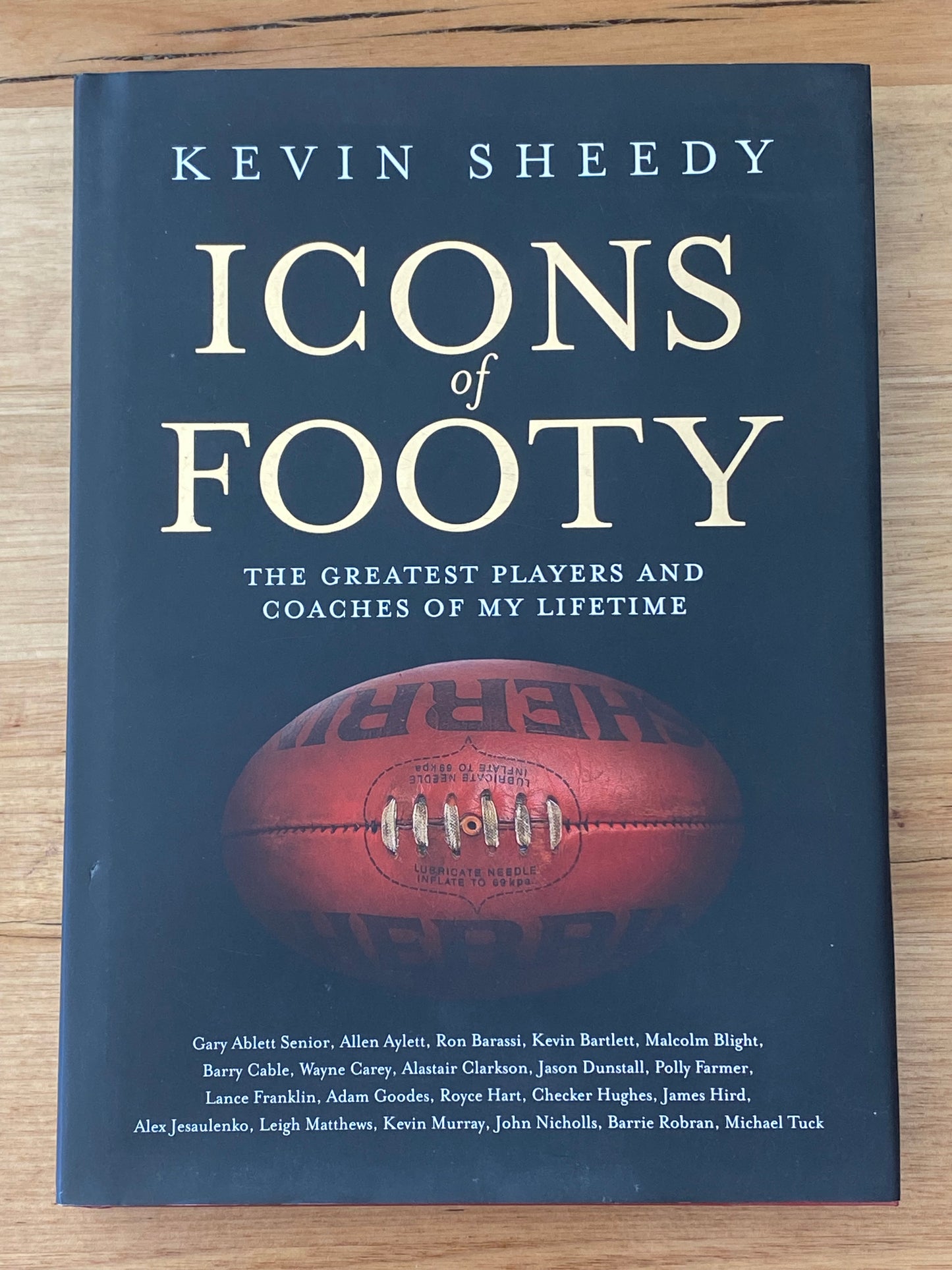 Kevin Sheedy Icons Of Footy Hardcover 2019 Aussie Rules Football GD