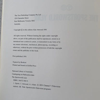 Sportsworld Year Book 7 Sports Paperback 1991 GD