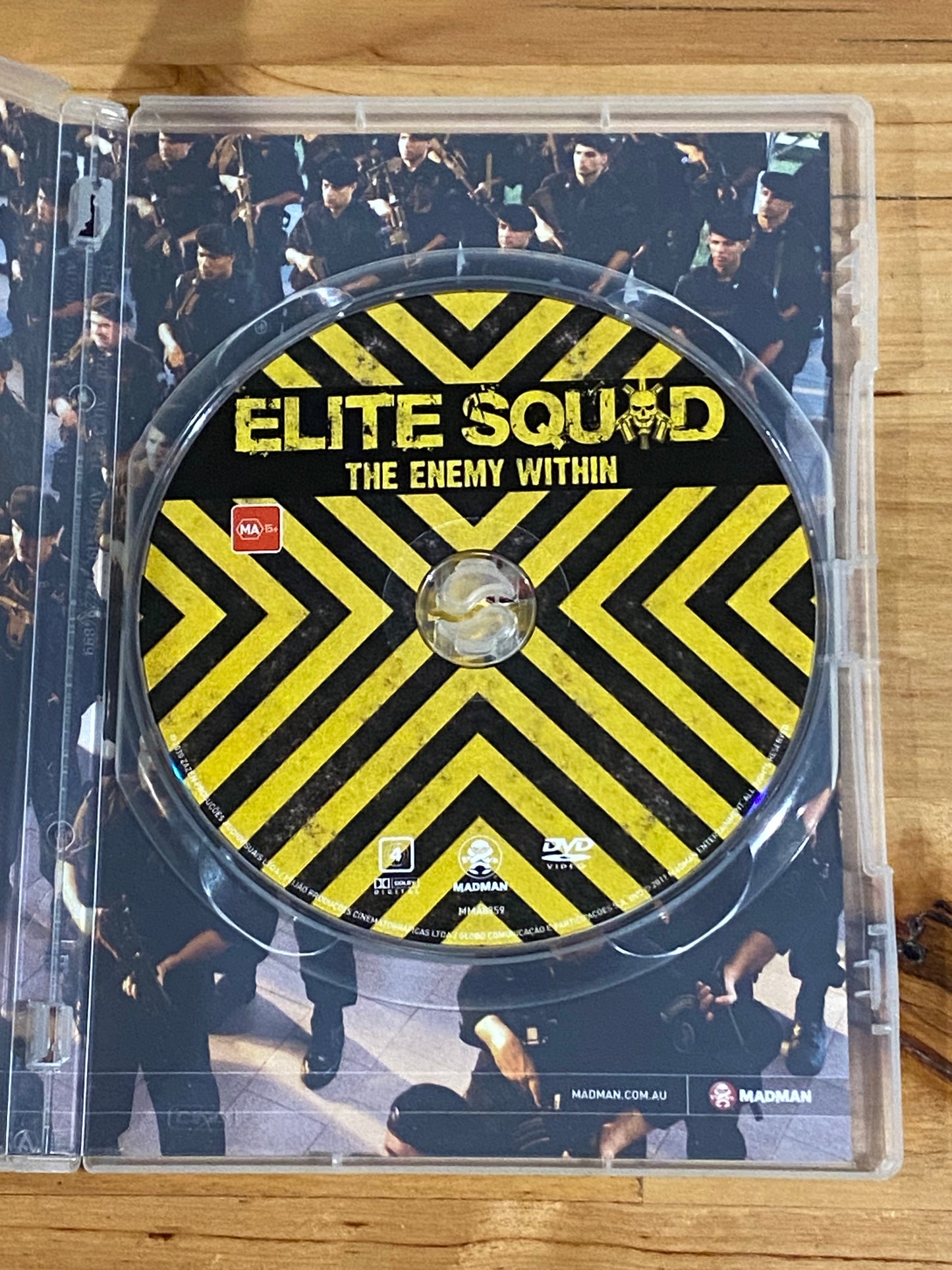 Elite Squad The Enemy Within DVD PAL 4 VGC