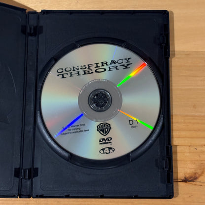 Conspiracy Theory DVD Mel Gibson Julia Roberts PAL 4 VGC