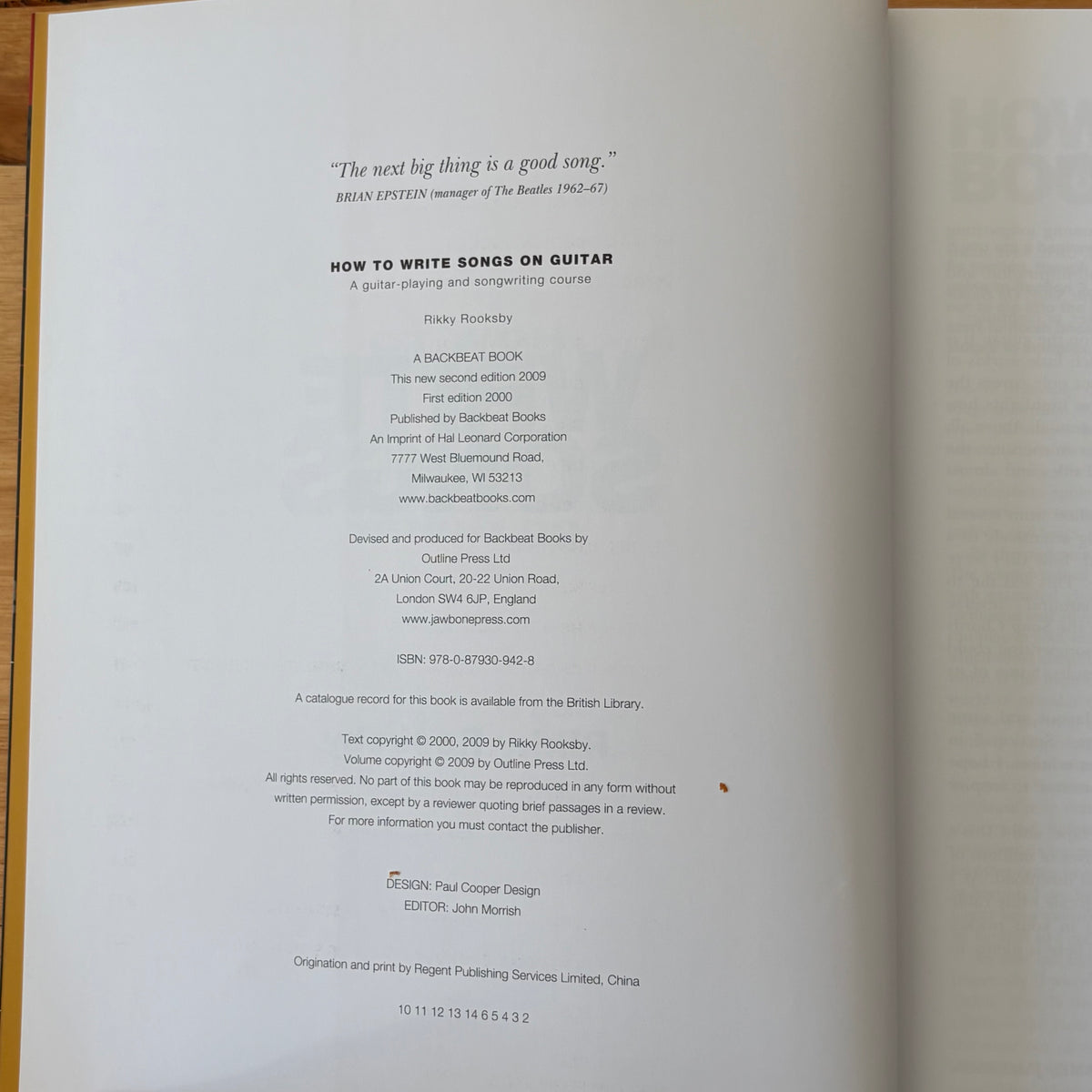 How To Write Songs On Guitar Ricky Rooksby Updated Edition GD