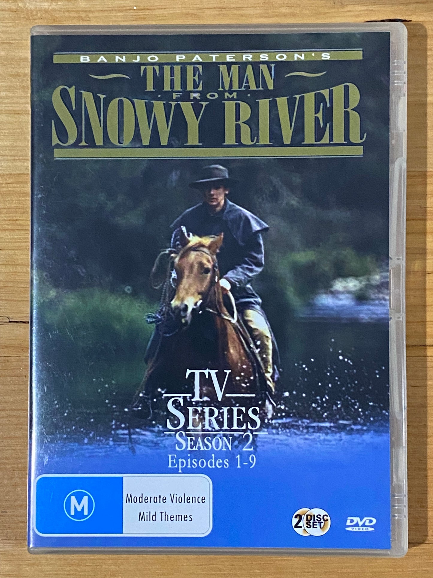 Banjo Patterson The Man From Snowy River Series 2 DVD 2-Disc PAL 4 VGC