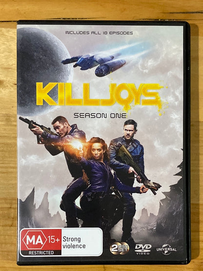 Killjoys Season 1 & 5 DVD Science Fiction PAL 4 VGC