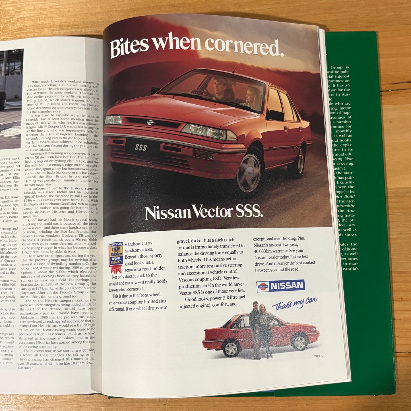 Australian Motor Racing Yearbook 19 1989/90 Hardcover GD