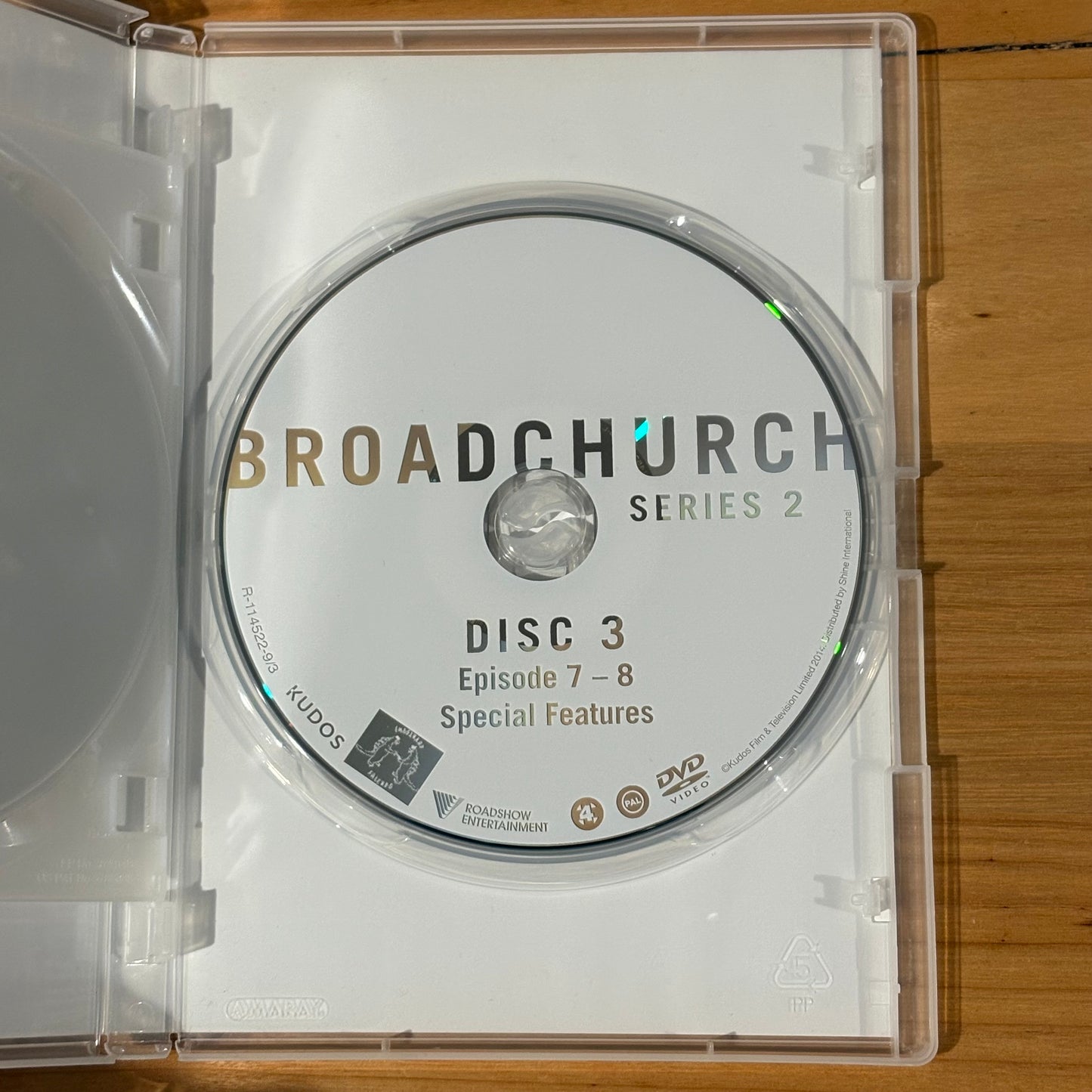 Broadchurch Series 1-3 Complete DVD Olivia Colman David Tennant PAL 4 VGC