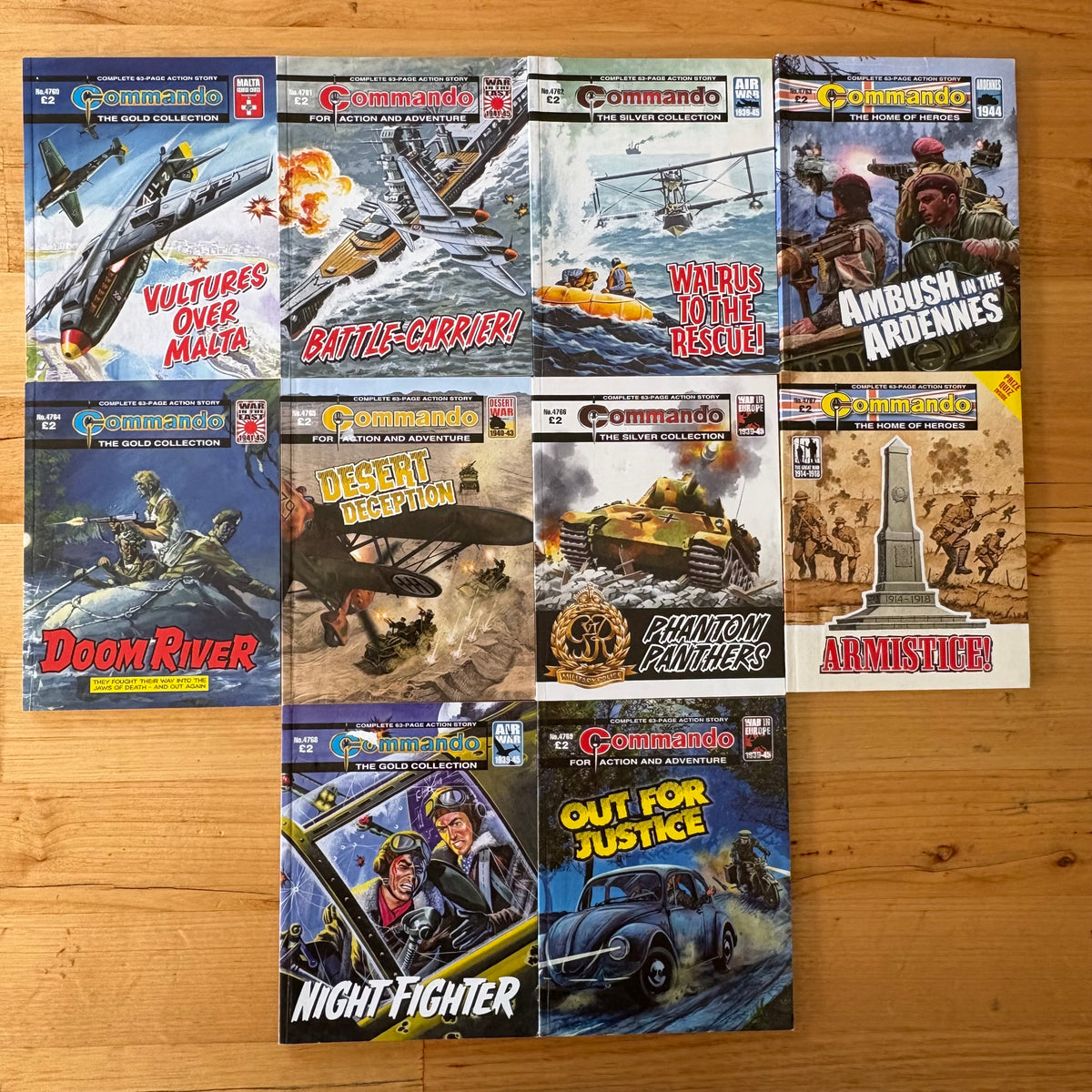 Commando War Comic Bundle x 10 Bundle Printed 2014 DC Thomson 82