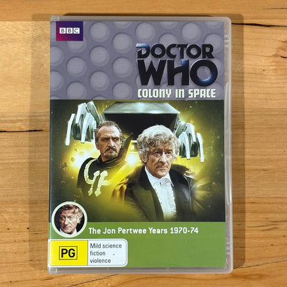 Doctor Who Colony In Space John Pertwee DVD BBC TV PAL 4 VGC
