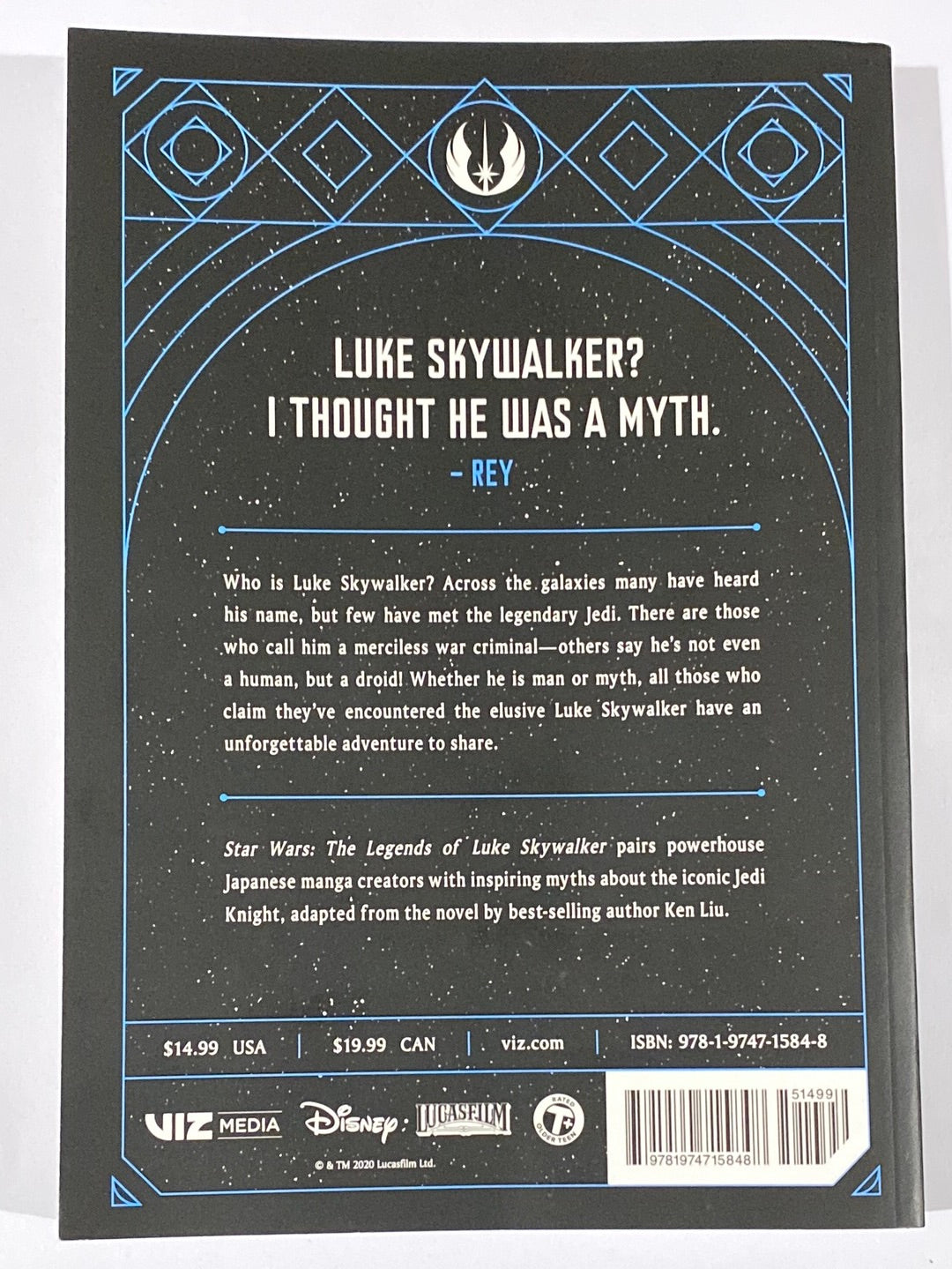 Star Wars: The Legends of Luke Skywalker - The Manga Paperback Viz GD