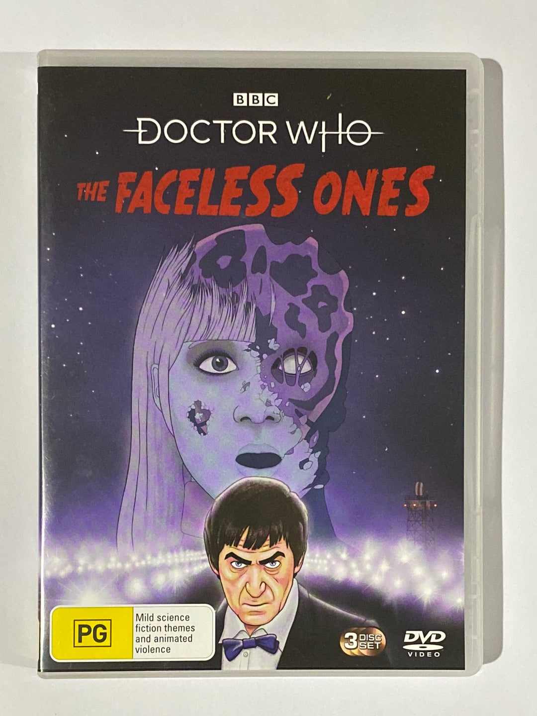 Doctor Who The Faceless Ones BBC TV Animated DVD PAL 2,4 Patrick Troughton VGC