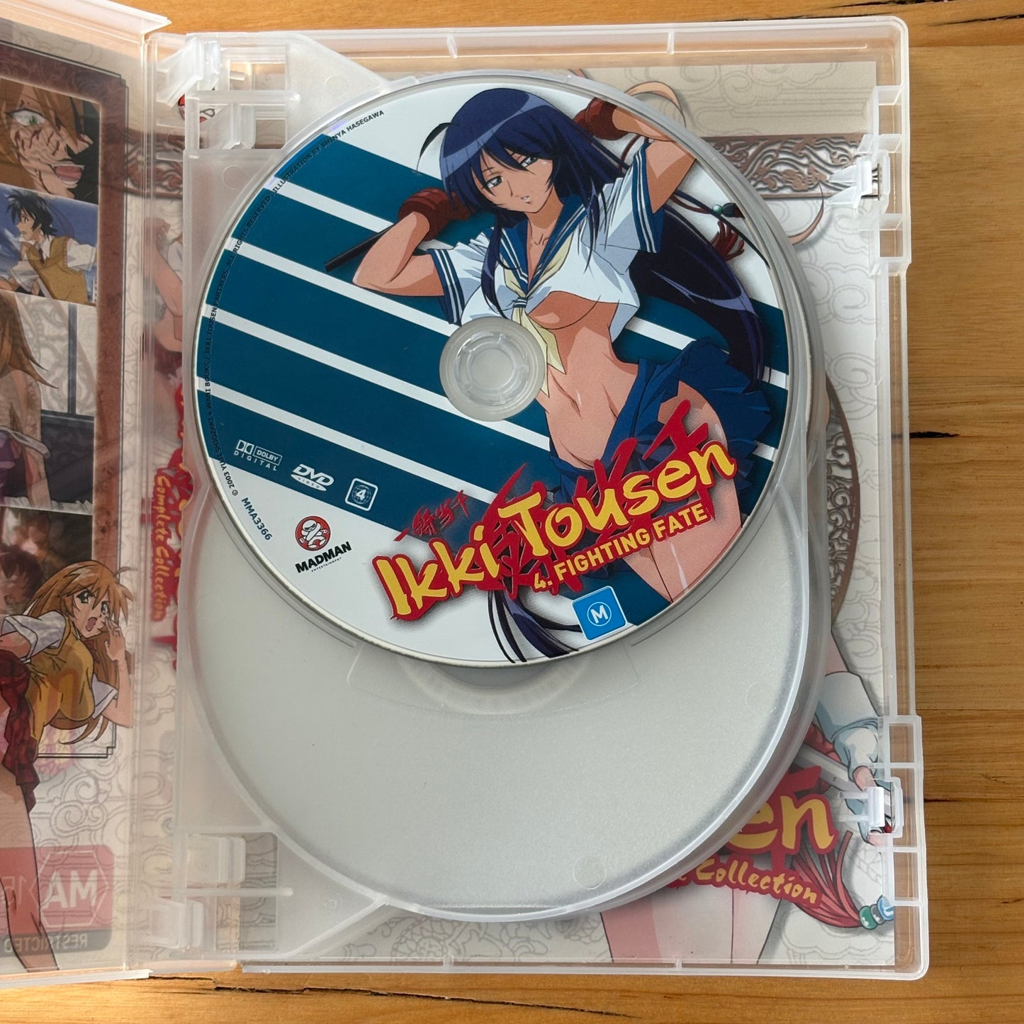 Ikki Tousen Complete Collection Anime DVD 4-Disc PAL 4 VGC