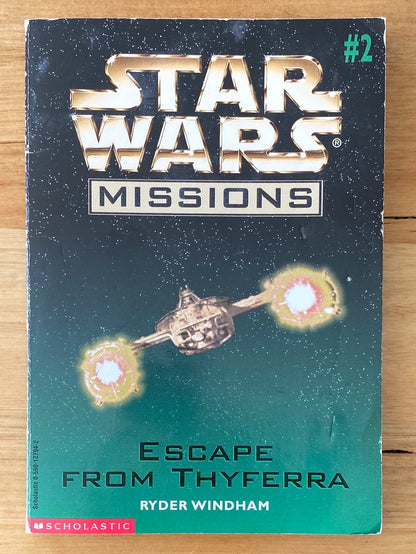 Star Wars Missions Books, 4 Book Set, VGC