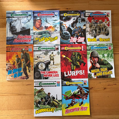 Commando War Comics x 10 Bundle Printed 2023 DC Thomson 068