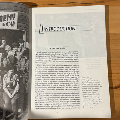 Thanks Girls and Goodbye Australian Women's Land Army Paperback 1990 GD