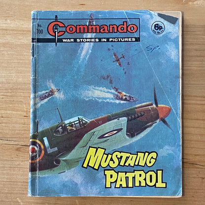 Commando War Comic #700 Mustang Patrol 1972