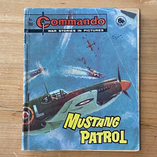 Commando War Comic #700 Mustang Patrol 1972