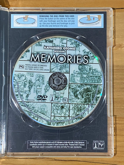 Katsuhiro Otomo Presents Memories DVD Anime PAL 4 VGC