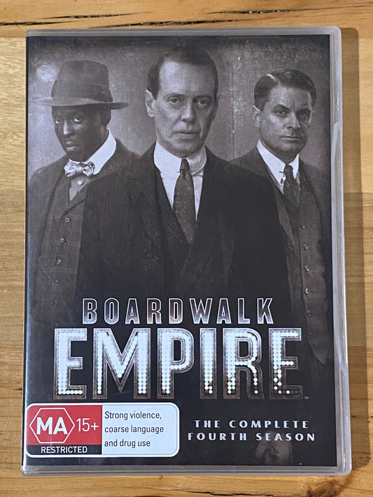 Boardwalk Empire Complete Fourth Season DVD 4-Disc Set PAL 4 VGC