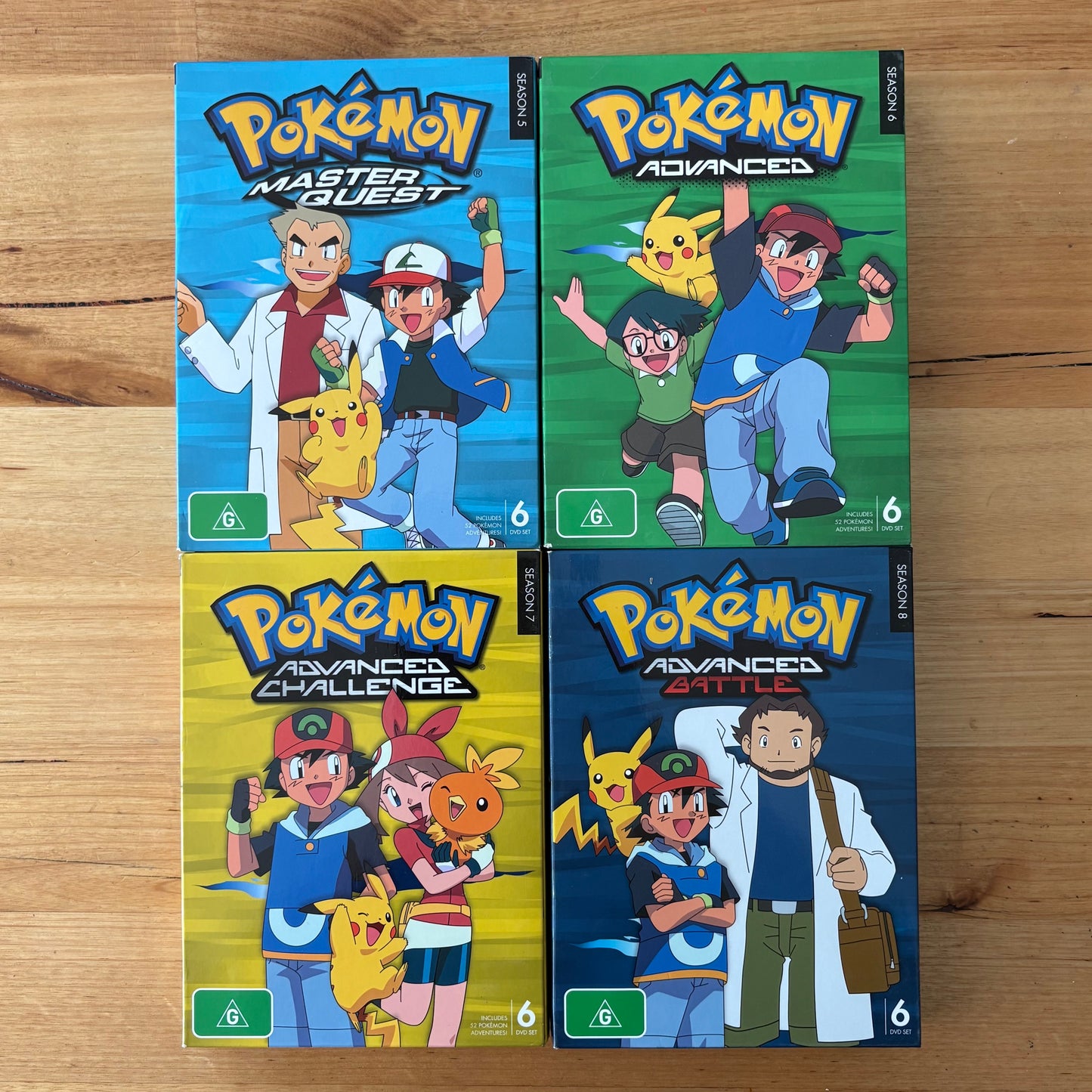 Pokémon DVD Seasons 1-13 Complete Set Animation VGC
