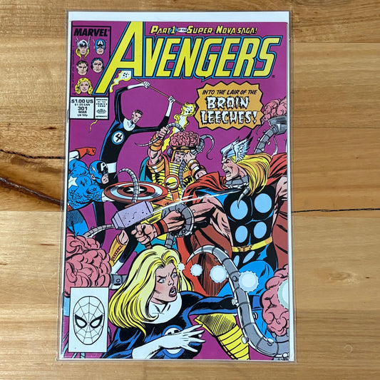 The Avengers #301-303 Complete Super Nova Saga 1989 VF